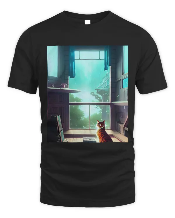 Lo fi hip hop chillhop chill beats cat aesthetics design 643 9
