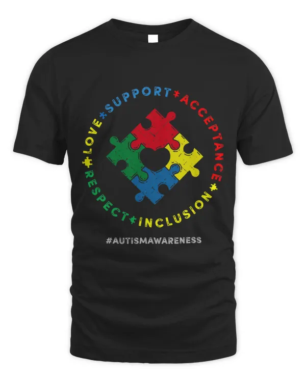 Funny Autism Awareness Respect Love Support Autism Awareness Month Women Men 4