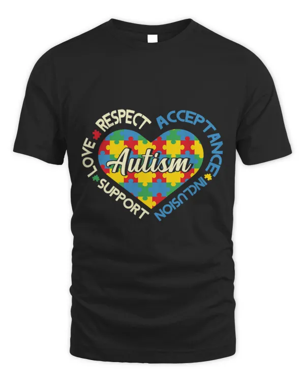 Funny Autism Awareness Respect Acceptance Inclusion Love Support