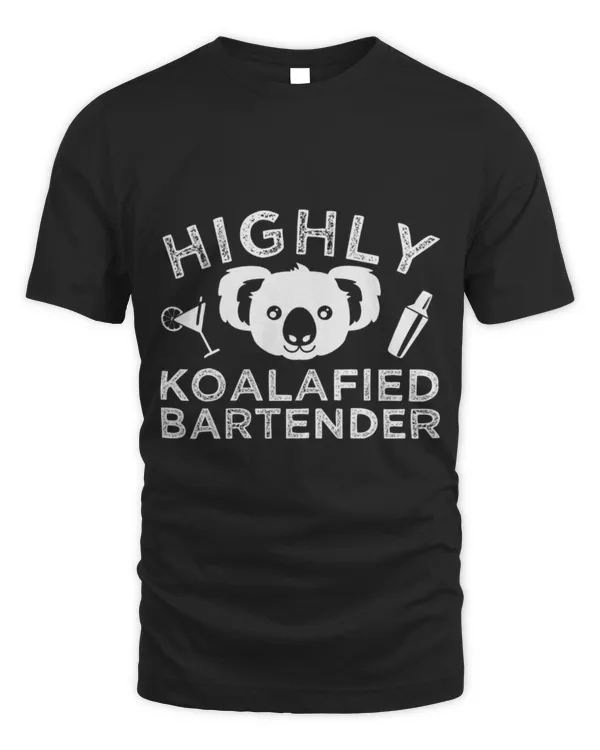 Cute Koala Bartender Job Koalafied Bartender Koala Bear Lover Bartending