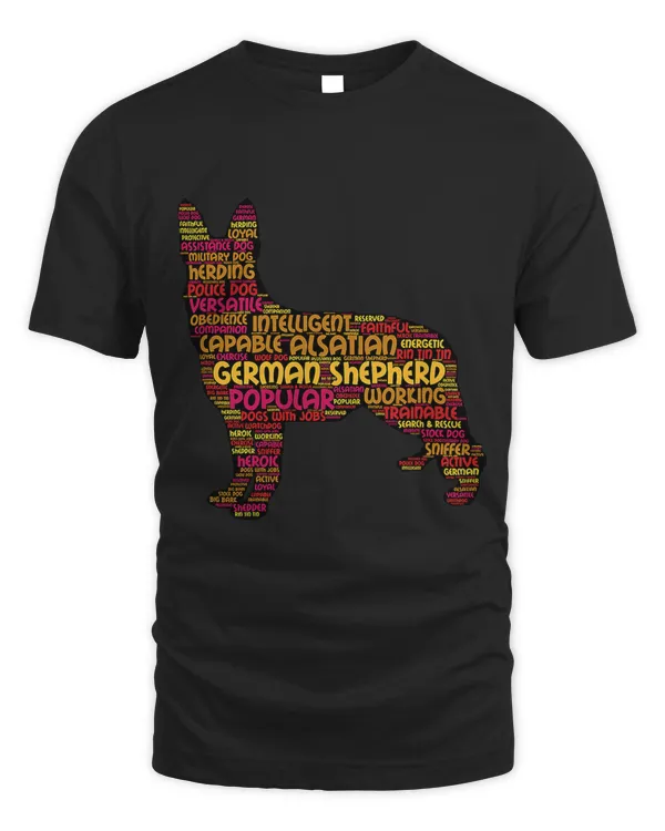 German Shepherd Word Art