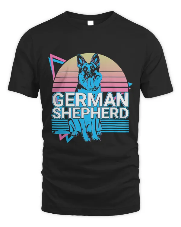 German Shepherd Retro