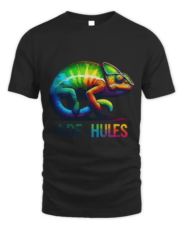 Cute Chameleon Camo Hide in Hues Vibrant Color Changing Reptile