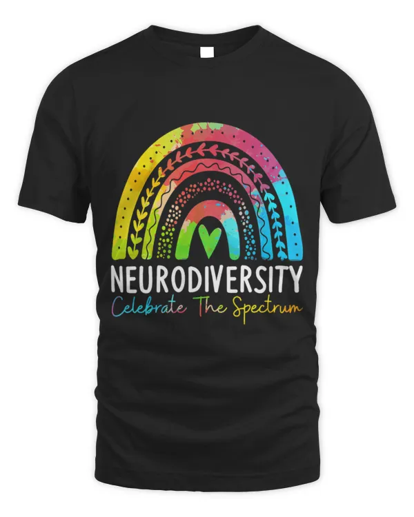 Funny Autism Awareness Neurodiversity Autism Spectrum ASD ADHD Rainbow Boho 9