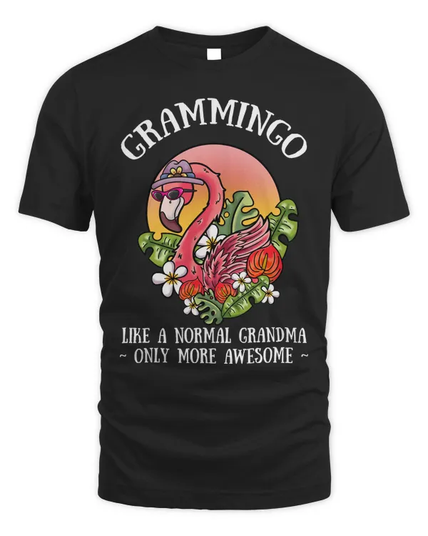Flamingo Bird Grammingo Like A Normal Grandma Tropical 221