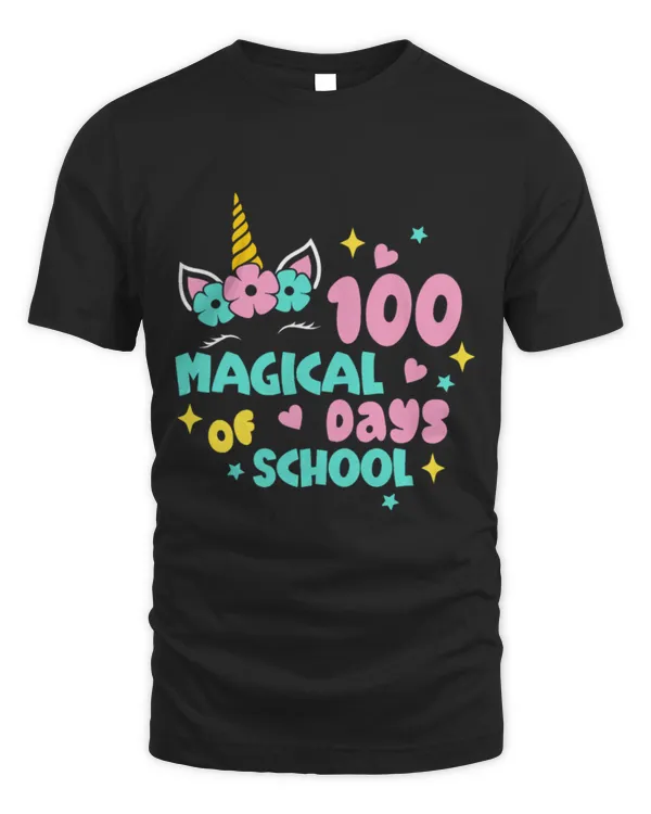 100 Magical Days Of School Unicorn Kids Teacher 100th Day