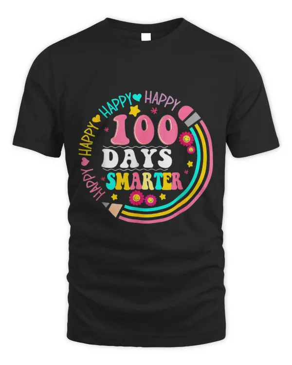 100 Days Smarter Happy 100th Day Of School Student Teacher 1
