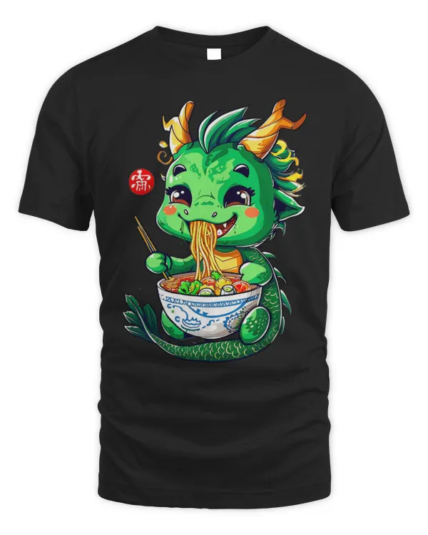 Cute Dragon Cute Green Dragon Ramen Lunar New Year Anime 2