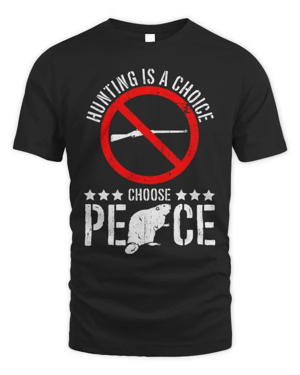 Cute Beaver Hunting Is A Choice Choose Peace Animal Rights
