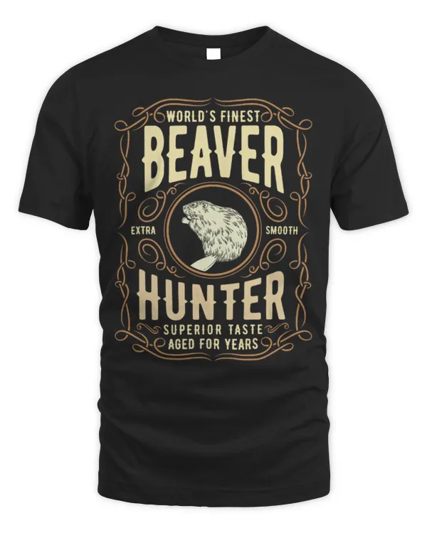 Cute Beaver Hunting Label Worlds Finest Beaver Hunter 0