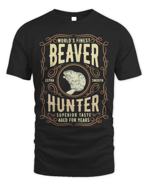 Cute Beaver Hunting Label Worlds Finest Beaver Hunter