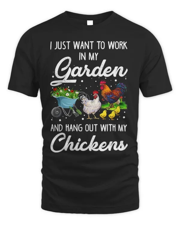 My Garden My Chickens Funny Chicken Gardening Gift
