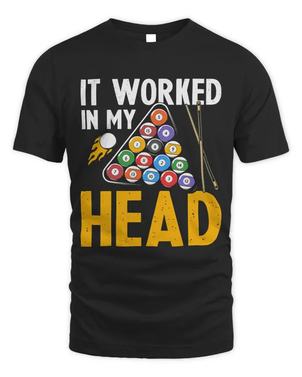 It Worked In My Head Pool Billiards Players Pool Billiards