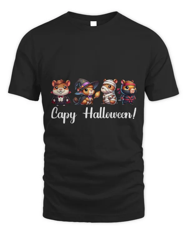 Cute Capybara Halloween Capybara Ghost Ninja Capybara Halloween
