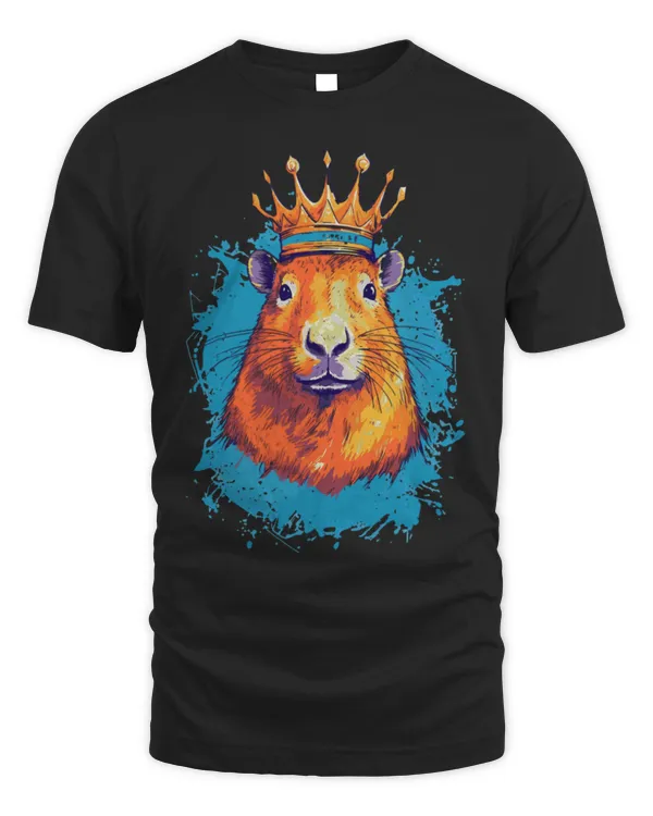 Cute Capybara with Crown 4