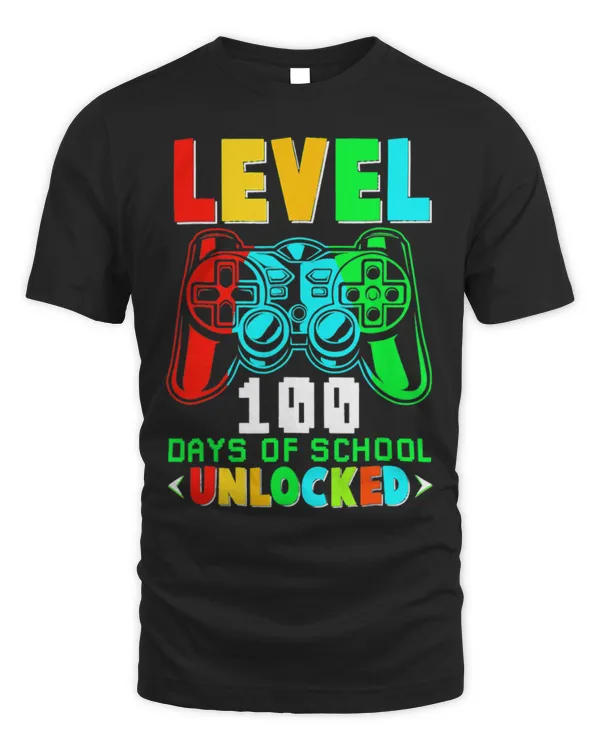 Level 100 Days Of School Unlocked Gamer Video Games Boys