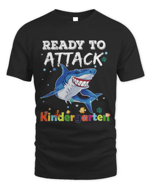 Shark Pet Ready To Attack kindergarten Apparel Back To School Shark 8
