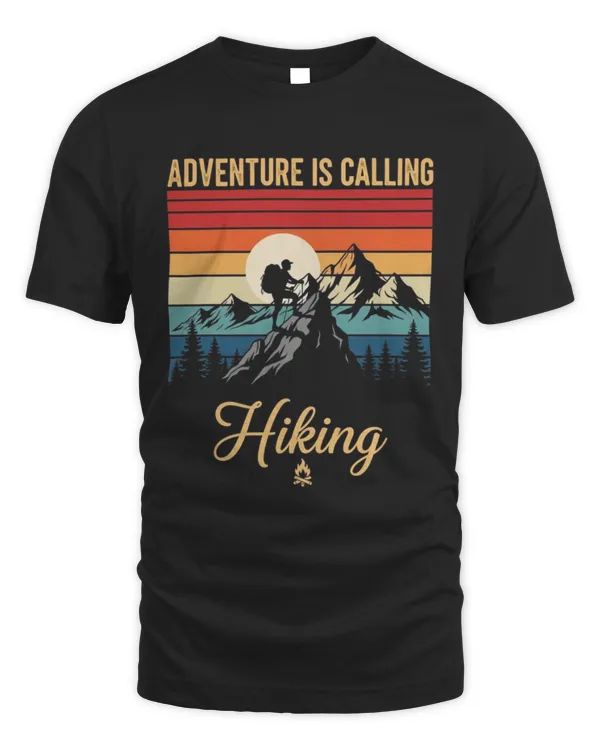 Adventure Is Calling Hiking T-shirt