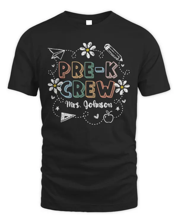 Pre K Crew - Personalized Gift For Teacher