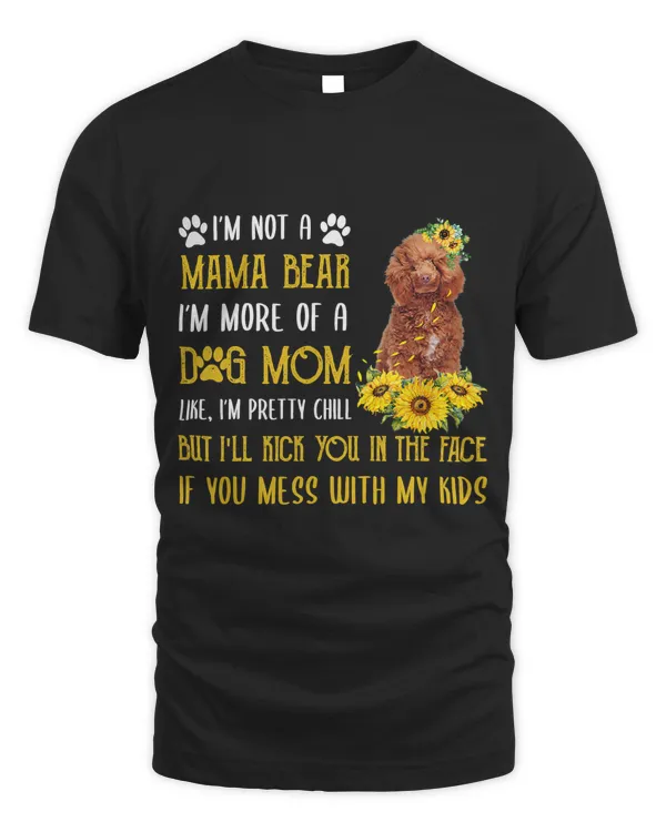 Sunflower Poodle Crossbreed Mom Mothers Day Dog Mom Women