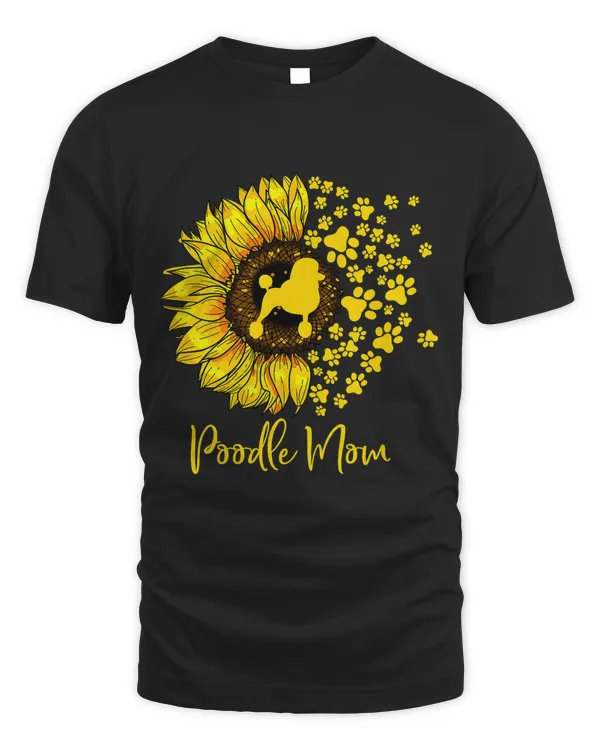 Poodle Mom Sunflower Mothers Day Poodle Lover