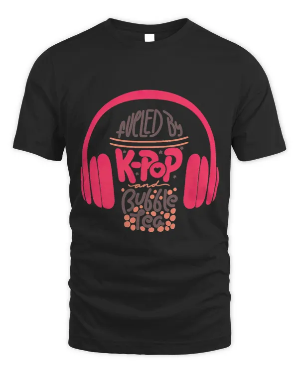 K-Pop and Bubble Tea Hallyu Funny Korean Fashion Music Lover T-Shirt