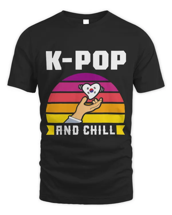 K-Pop and Chill South Korea Panda Music Seoul Korean Hand T-Shirt