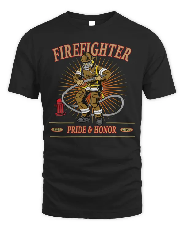 Cute Firefighter Fire Department Firefighter Fireman 244