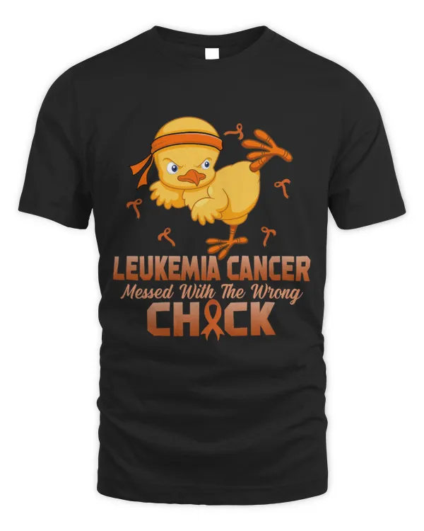 Leukemia Cancer Messed With The Wrong Chick Warrior Survivor T-Shirt