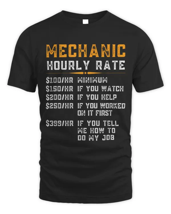Cute Mechanic hourly rate worker labor rates