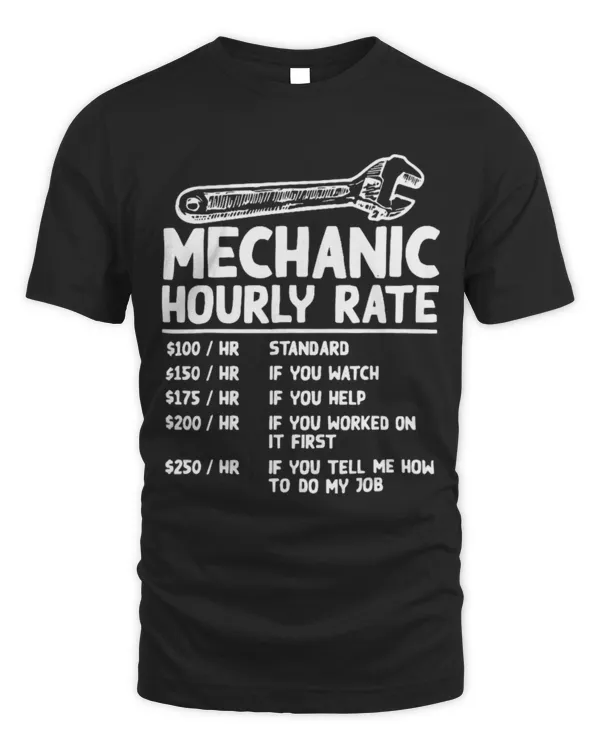 Cute Mechanic Humor Driver Police Mechanic Car Mechanics 20 - Unisex Standard T-Shirt Unisex Standard T-Shirt