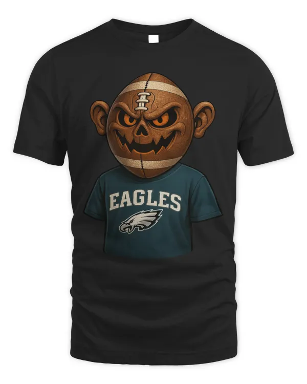 Eagles Player Devil Football Halloween T Shirt For Men, Women, Youth