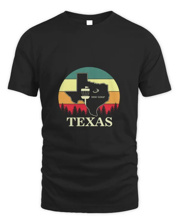 Vintage Texas Map Disc Golf