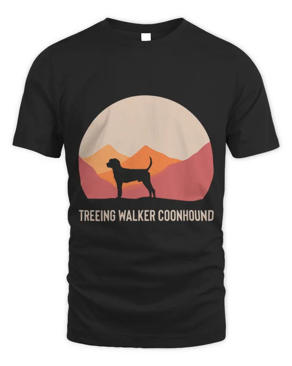 Cute Coonhound Treeing Walker Coonhound Cute Silhouette