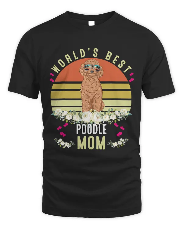 World´s Best Poodle Mom Dog Mama Funny