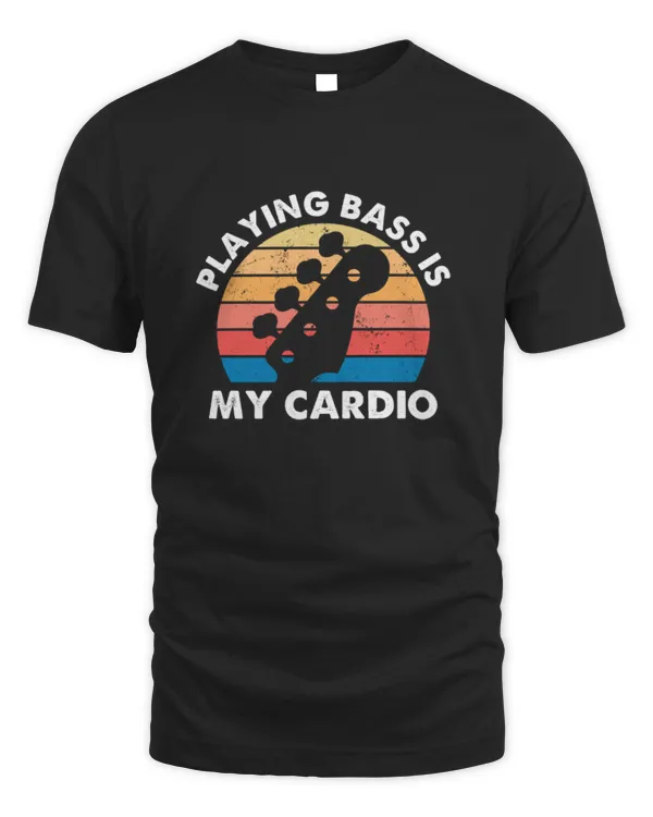 a Playing bass is my cardio