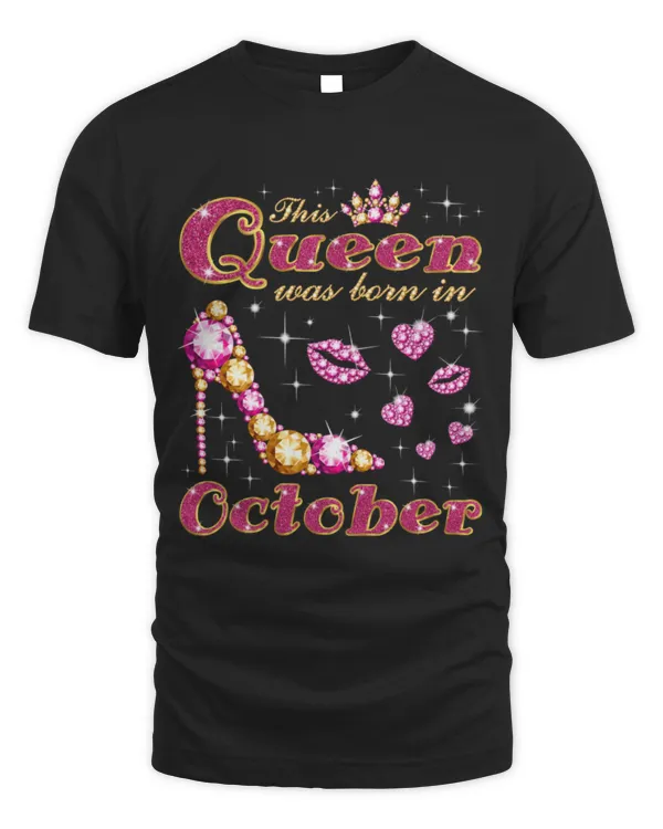 This Queen was born in October T-Shirt