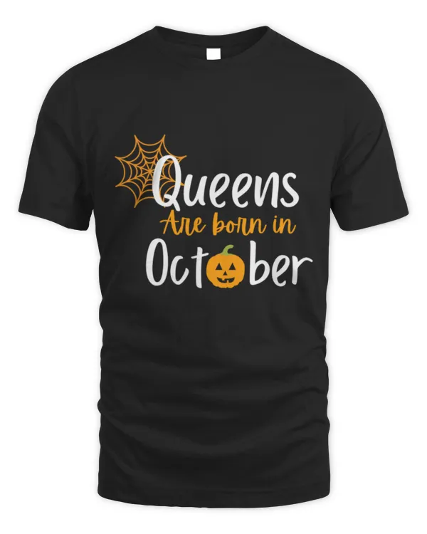 Queens-Are-Born In-October T-Shirt