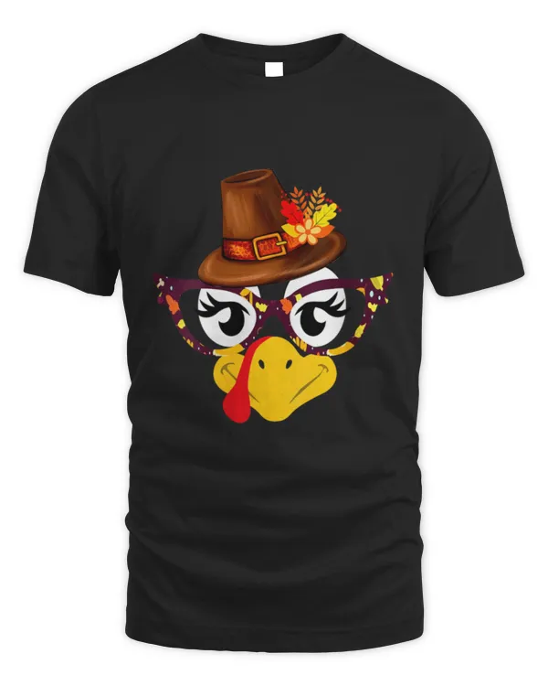 Thanksgiving Turkey Face Colorful Floral Sunglasses
