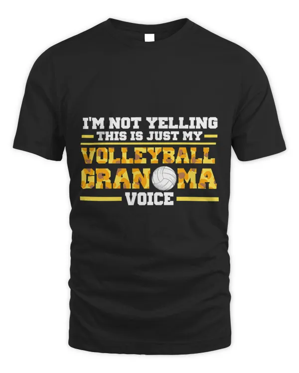 Womens My Volleyball Grandma voice Volleyball Grandma