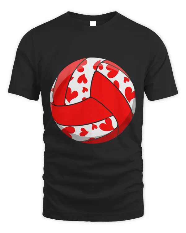 Funny Hearts Volleyball Lover Matching Sports Valentines Day 3
