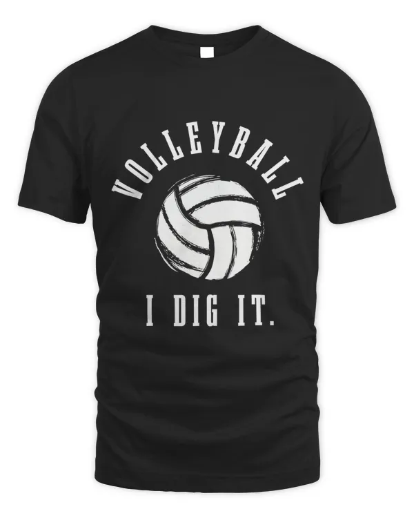Volleyball Dig It Funny Volleyball Player Coach Fan
