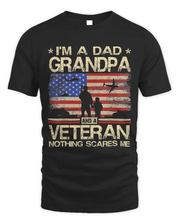 Im A Dad Grandpa Veteran Fathers Day 222