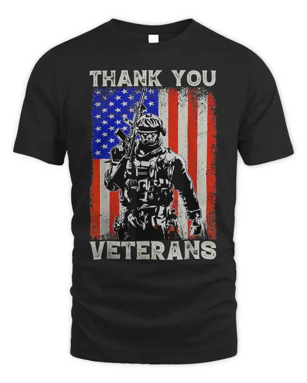 Thank You Veterans Patriot Veteran Day American Flag 75