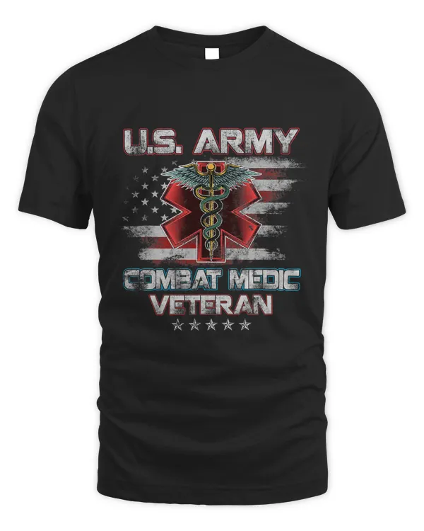 U.S Army Combat Medic Proud Veteran Medical Military Retired 138