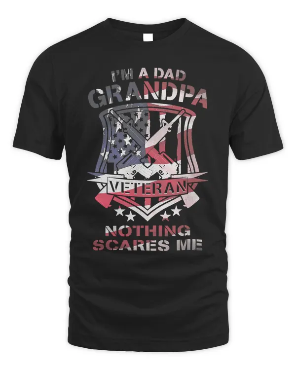 Mens Im A Dad Grandpa Veteran Proud daddy Fathers Day 215