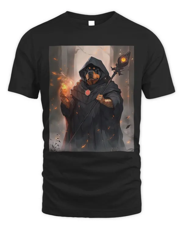 Cute Rottweiler Wizard Funny Dog Magic Cute Rottweiler Wizard Funny Dog Magic