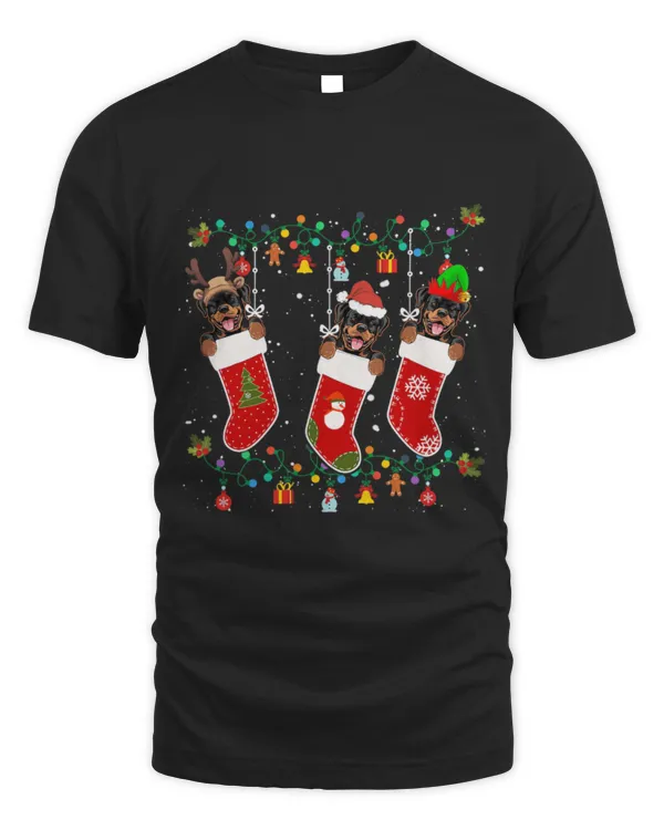 Cute Rottweiler Xmas Sock Dog Lover Ugly Christmas Pajama Cute Rottweiler Xmas Sock Dog Lover Ugly Christmas Pajama
