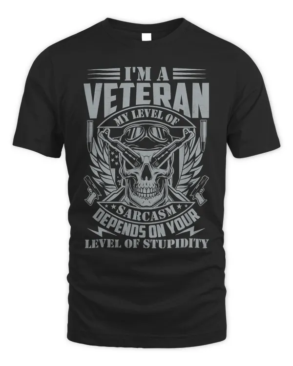 Veteran My Level Of Sarcasm Depends On Level Of Stupidity 62