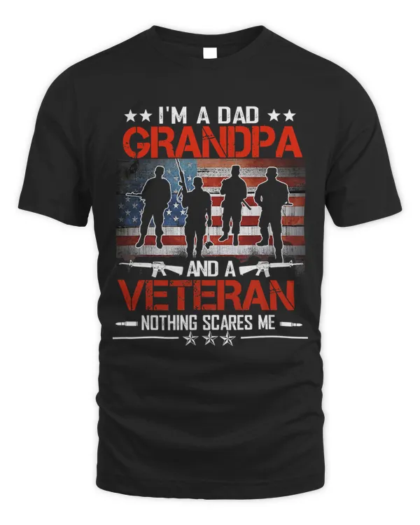 Im A Dad Grandpa Proud Veteran Fathers Day 235
